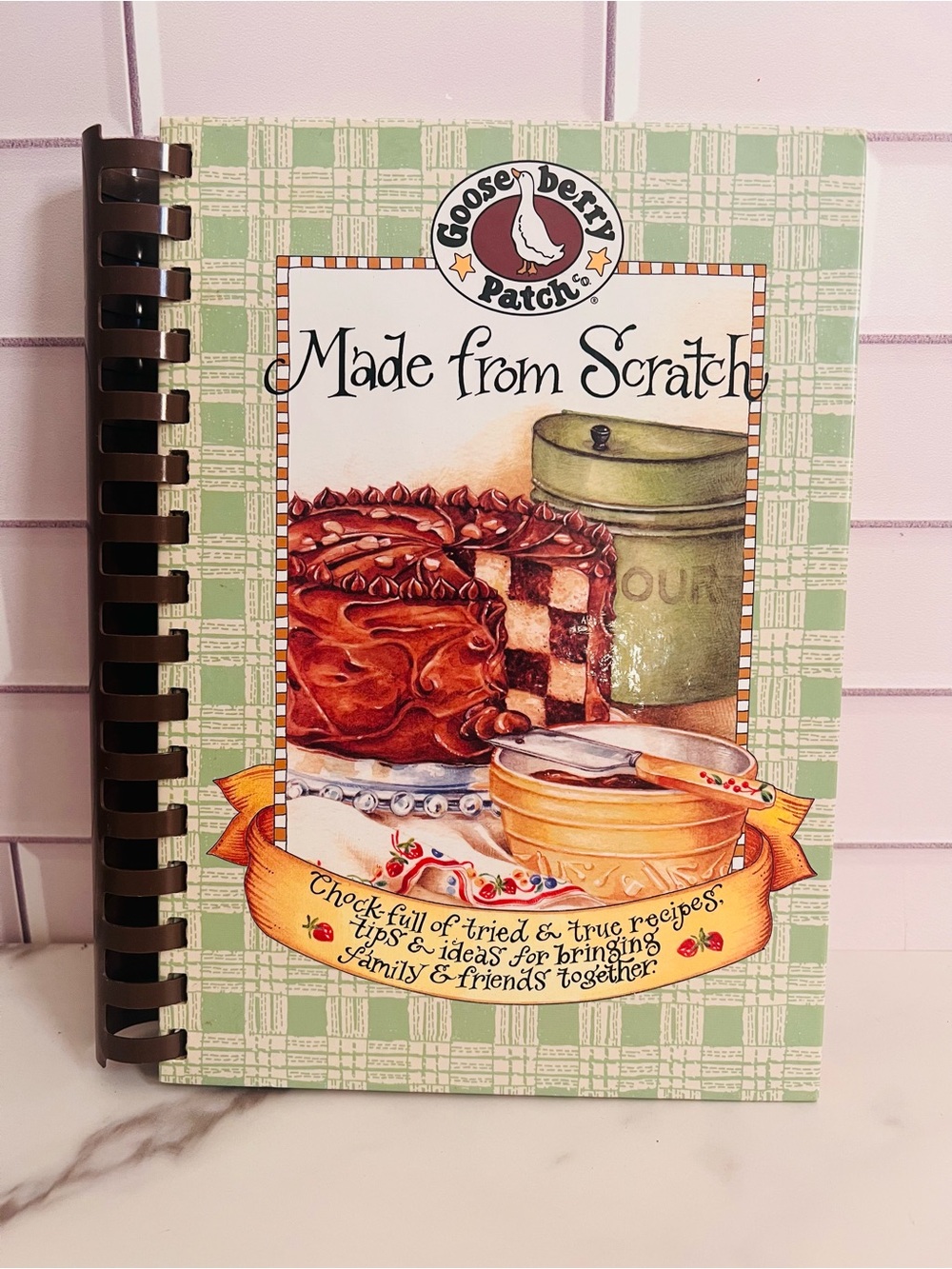 Gooseberry Patch 'Made from Scratch' Cookbook - Light Green Cover